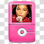 glamour ico and icons , , pink MP player transparent background PNG clipart
