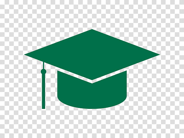 Green Grass Square Academic Cap Graduation Ceremony Hat Academic