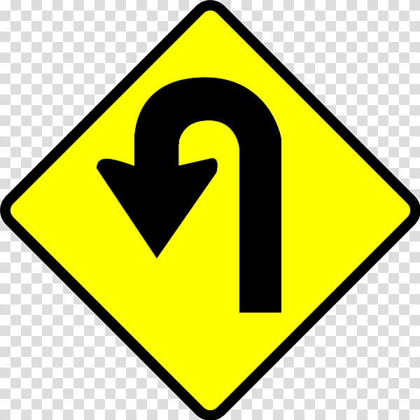 Traffic Signs Arrow, Uturn, Warning Sign, Road, Turn On Red, Turnaround, Transport, Road Signs In New Zealand transparent background PNG clipart