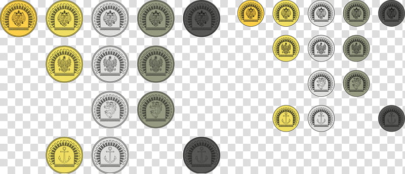 Russian Cadet Corps&#; Metal Buttons transparent background PNG clipart