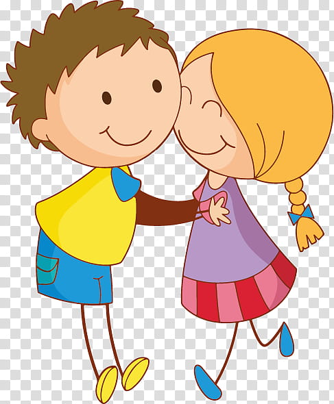 Kids Playing, Hug, Child, Cartoon, Free Hugs Campaign, Kiss, Interaction, Playing With Kids transparent background PNG clipart