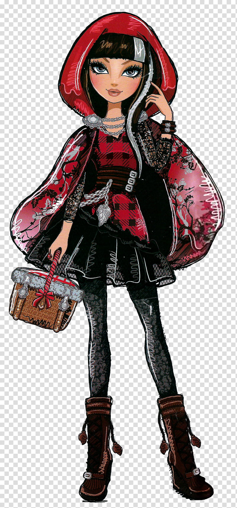 Big Bad Wolf, Cerise Hood, Little Red Riding Hood, Doll, Character, Series Special Spring Unsprung, MONSTER HIGH, Drawing transparent background PNG clipart