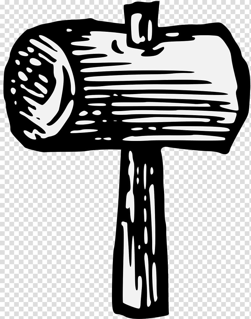 Hammer, Black And White
, Mallet, Display Of Heraldrie, Heraldry, Display Of Heraldry, Symbol, Handle transparent background PNG clipart