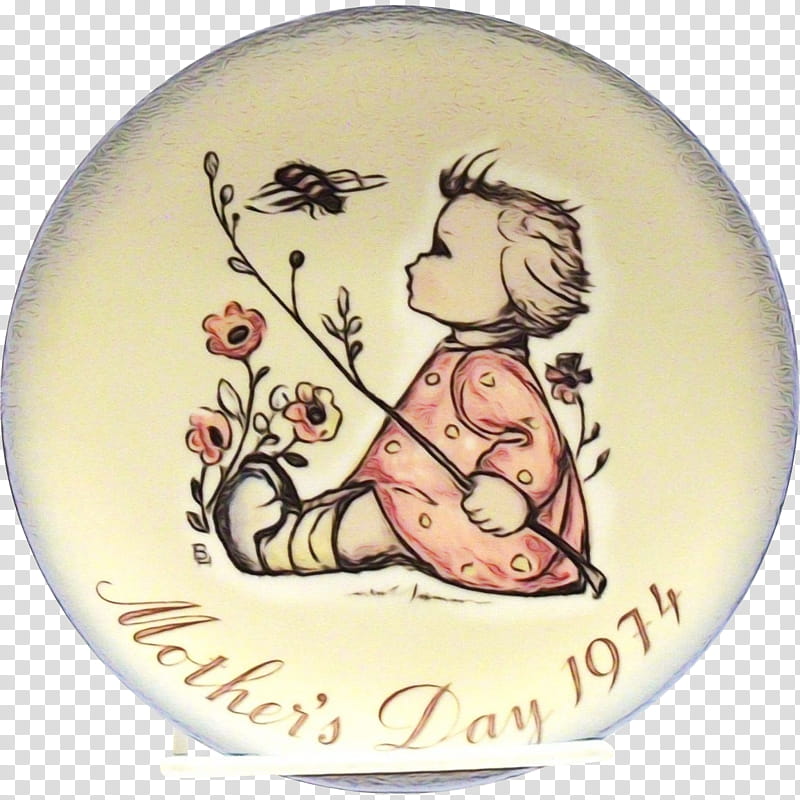 Girl, Plate, Hummel Figurines, Mothers Day, Porcelain, Doll, Sister, Maria Innocentia Hummel transparent background PNG clipart