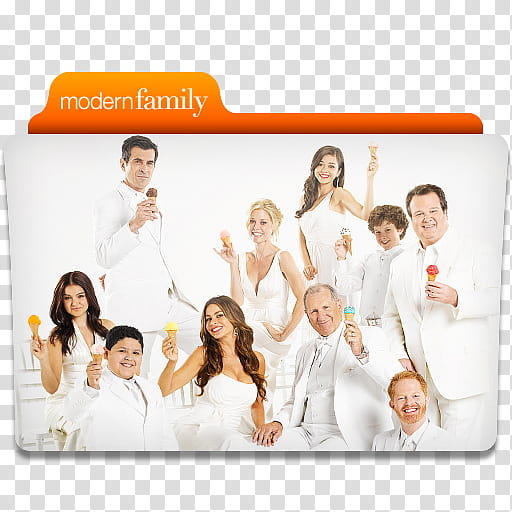 Modern Family TV Folders, Design  icon transparent background PNG clipart