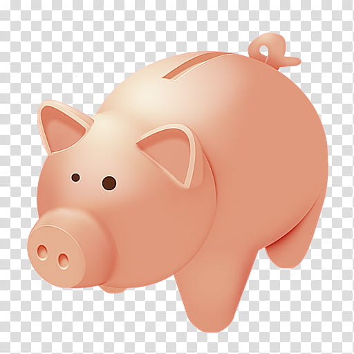 Piggy, pink piggy bank transparent background PNG clipart