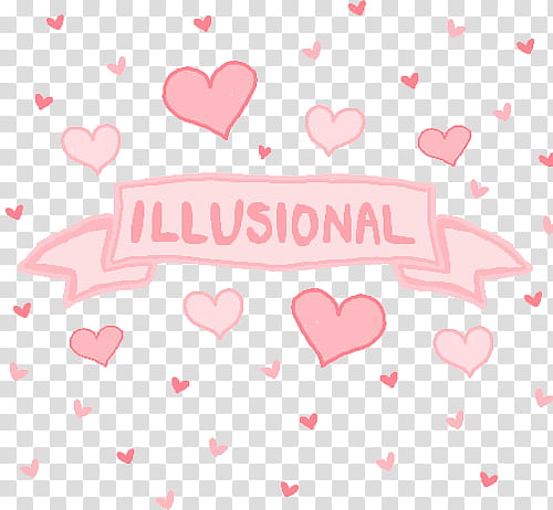 F IminLove, pink background Illusional text overlay transparent background PNG clipart