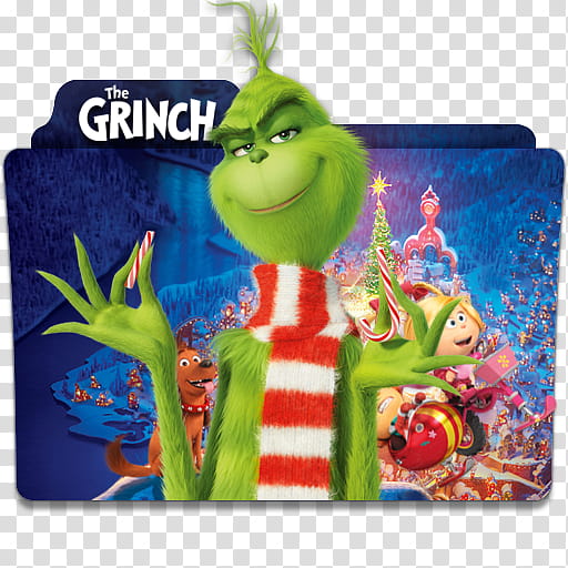 The Grinch  Folder Icon , The Grinch wo. logo v transparent background PNG clipart