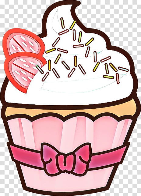 baking cup cake decorating supply pink frozen dessert, Cartoon, Food, Icing, Cream, Bake Sale transparent background PNG clipart