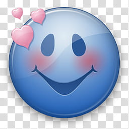 Blueticons Win, Love, in love emoji icon transparent background PNG clipart