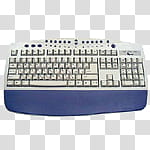 computer icons, blue and white wireless computer keyboard transparent background PNG clipart