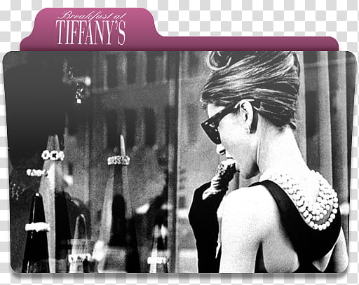 Breakfast at Tiffany Movie Folder Icon , breakfastattiffanys transparent background PNG clipart