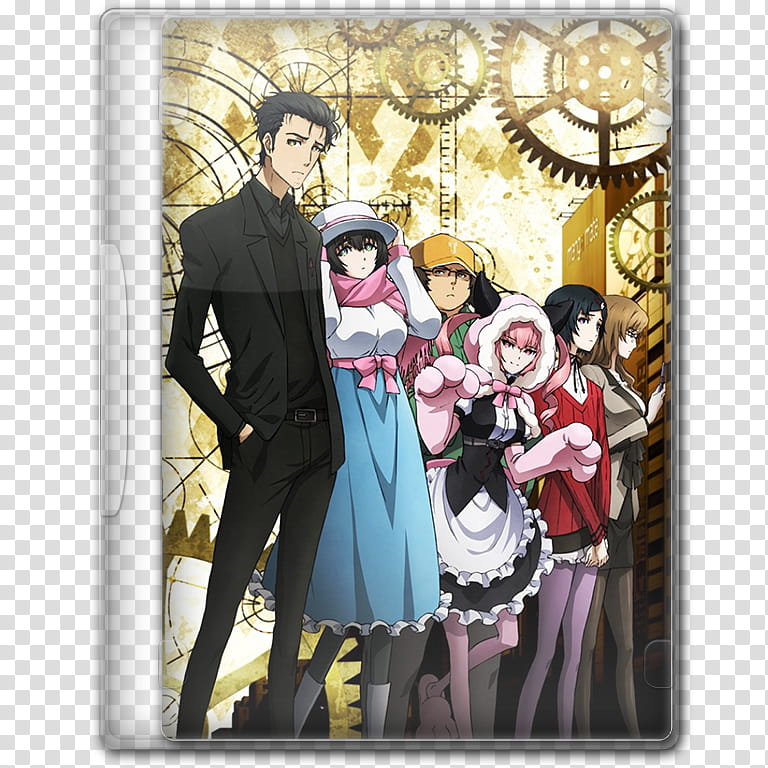 Anime  Spring Season Icon , Steins;Gate , v, Steins Gate O DVD case transparent background PNG clipart