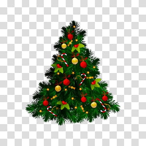 Christmas tree, Watercolor, Paint, Wet Ink, Christmas Decoration, Colorado Spruce, Oregon Pine, Christmas Ornament transparent background PNG clipart thumbnail