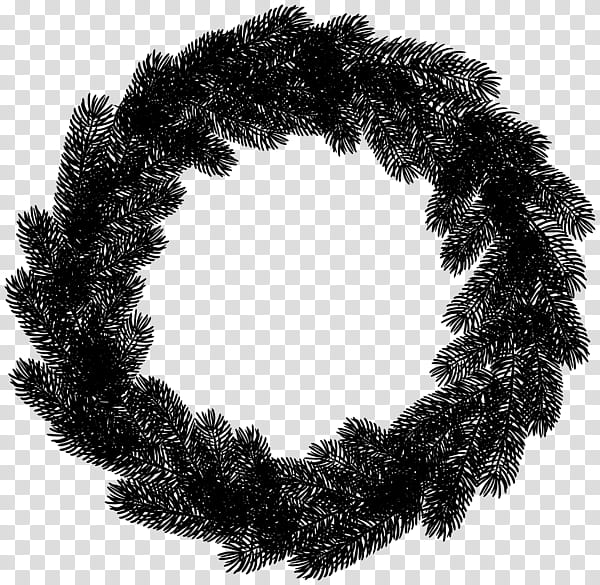 Christmas Decoration, Wreath, Fur, Black, FEATHER BOA, Hair Accessory, Scarf, Costume Accessory transparent background PNG clipart