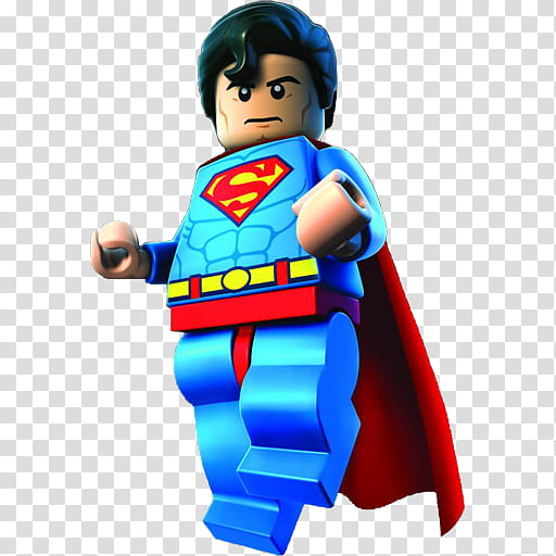 Lego Figure Icons, Lego Superman transparent background PNG clipart