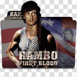 Rambo Collection Part  Folder Icon , Rambo, First Blood v_x transparent background PNG clipart