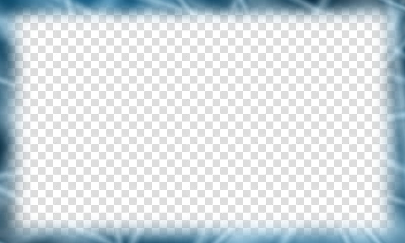 Narrow frame with transparency, blue border transparent background PNG clipart