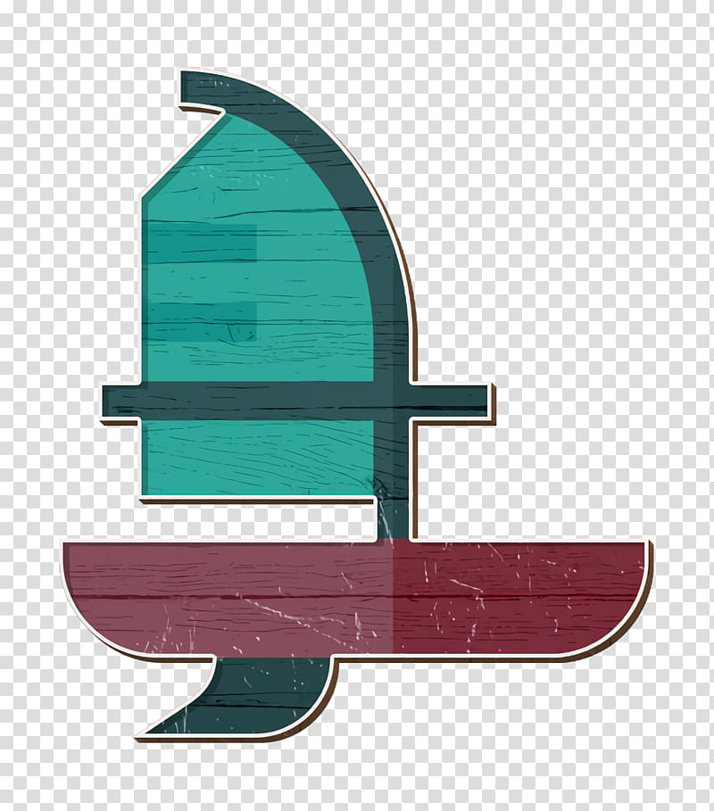 Surf icon Windsurf icon Summer icon, Green, Turquoise, Furniture, Table, Shelf transparent background PNG clipart