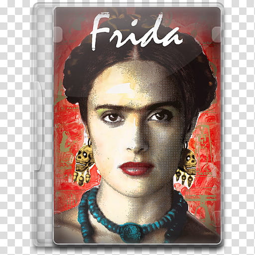 Movie Icon , Frida, Frida DVD cover transparent background PNG clipart