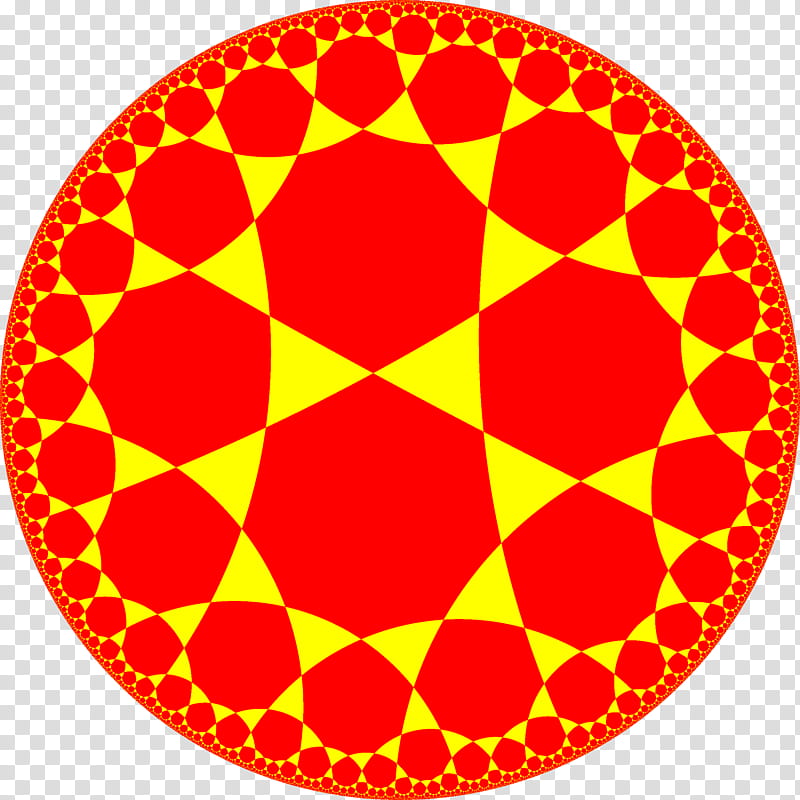Plane, Tessellation, Uniform Tiling, Uniform Tilings In Hyperbolic Plane, Hyperbolic Geometry, Hexagonal Tiling, Vertex, Mathematics transparent background PNG clipart