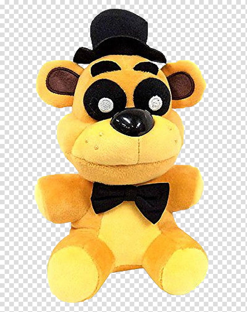 FNAF Golden Freddy Plush transparent background PNG clipart