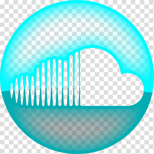 Icon Neoni Aqua, soundcloud transparent background PNG clipart