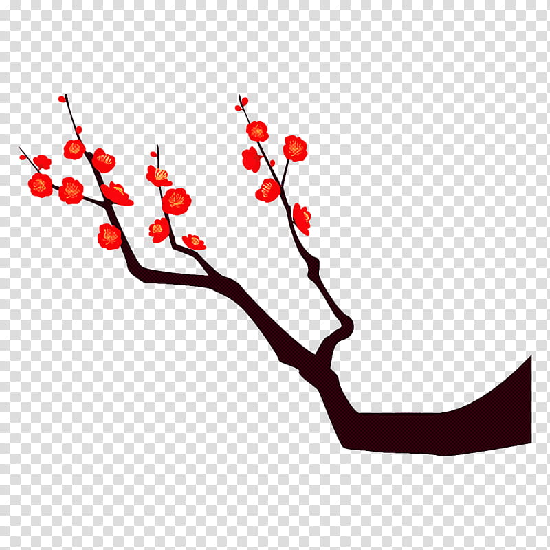 plum branch plum winter flower, Plant, Twig, Cherry Blossom transparent background PNG clipart