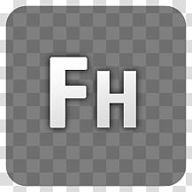 Hud AdobeCS icons, fh, Adobe Fh icon art transparent background PNG clipart