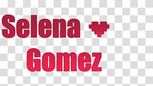 Texto de selena gomez transparent background PNG clipart thumbnail