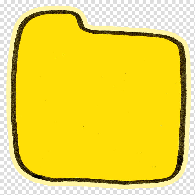 RM Unreleased Icons , Geo_Folder, yellow and black illustration transparent background PNG clipart