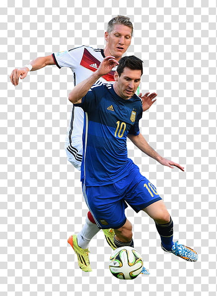 Lionel Messi y Bastian transparent background PNG clipart