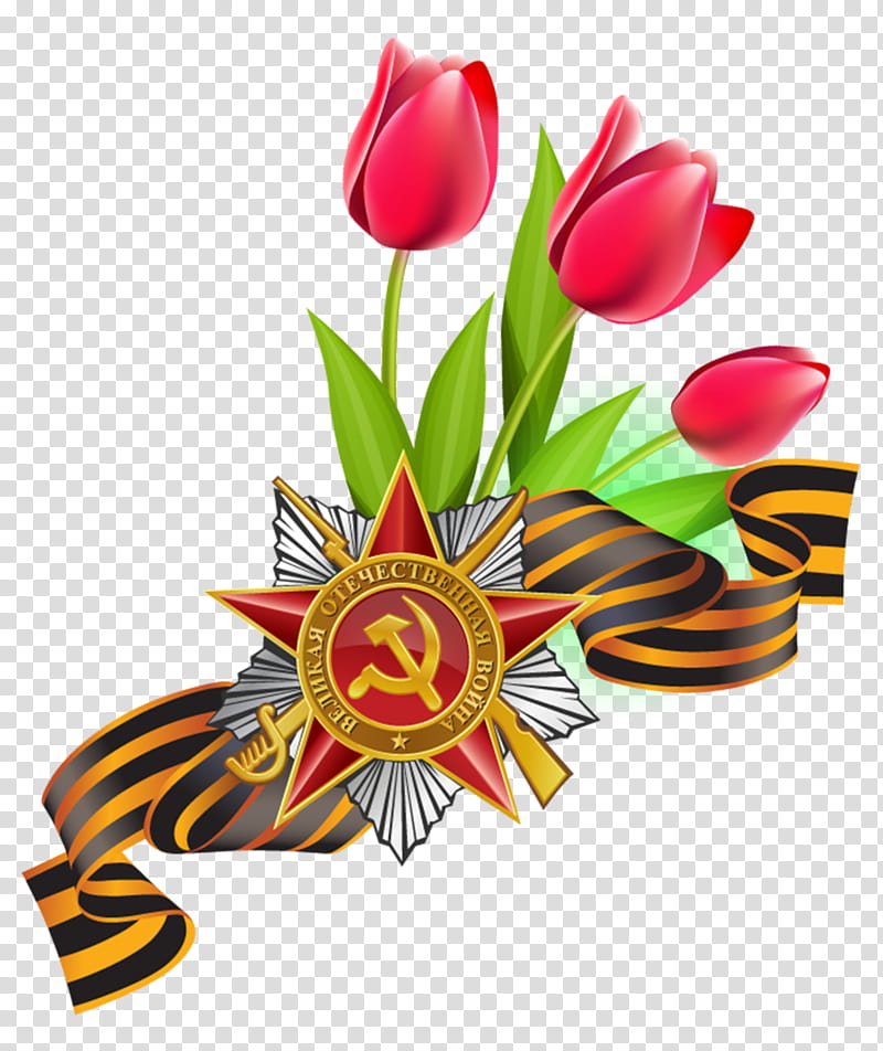Flower Background Ribbon, Victory Day, Ribbon Of Saint George, Eastern Front, May 9, Great Patriotic War, Georgiy Lentasi Aksiyasi, Cut Flowers transparent background PNG clipart