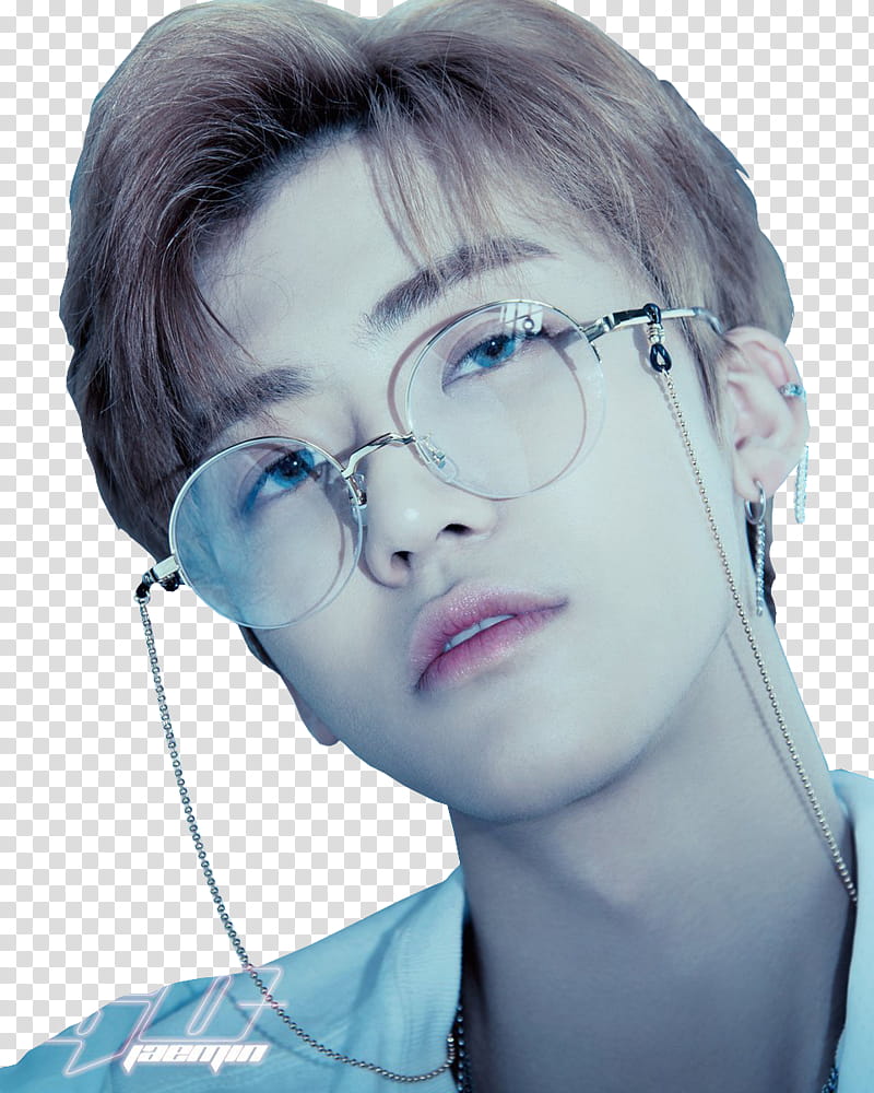 NCT DREAM GO, man wearing eyeglasses transparent background PNG clipart