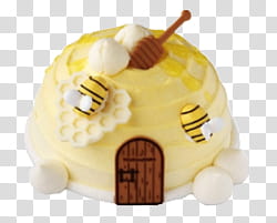 bee themed cake transparent background PNG clipart