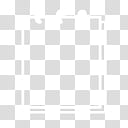 White Symbols Icons, BlocNote, rectangular white border illustration transparent background PNG clipart