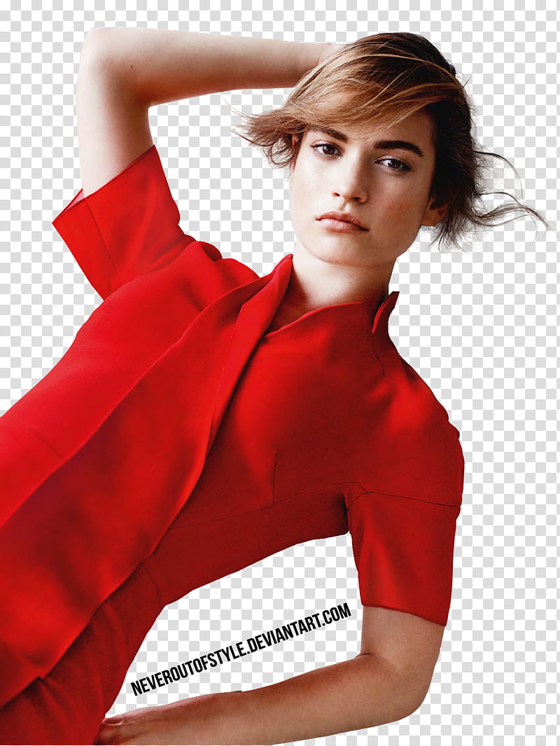 Lily James , set_ transparent background PNG clipart