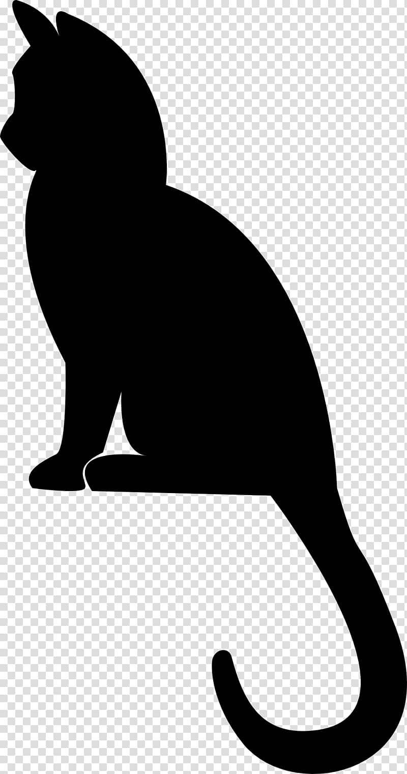 Dog And Cat, Kitten, Silhouette, Pet, Black Cat, Cuteness, Tail, Blackandwhite transparent background PNG clipart
