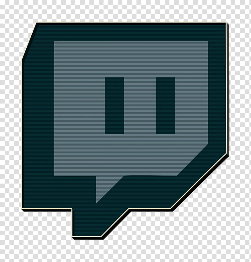 game icon gaming icon live stream icon, Streaming Icon, Twitch Icon, Green, Line, Logo, Rectangle, Square transparent background PNG clipart