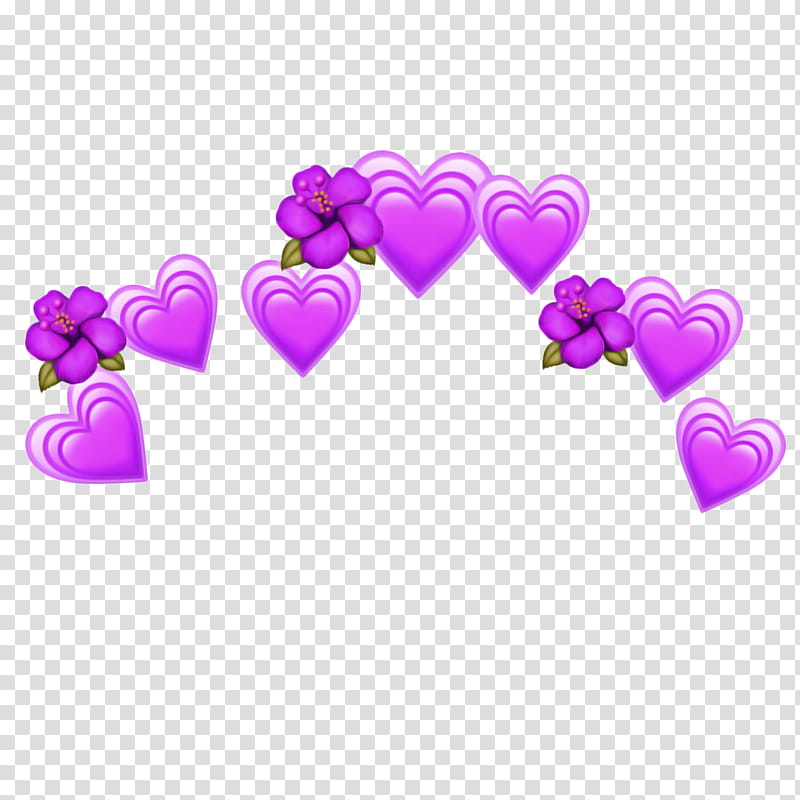 Heart Emoji, Musically, Editing, Tiktok, Hashtag, Drawing, Sticker, Violet transparent background PNG clipart
