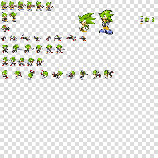 Pixilart - fleetway sprite sheet by blue-blue