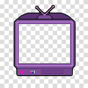 Grunge Devices s, purple CRT TV illustration transparent background PNG clipart