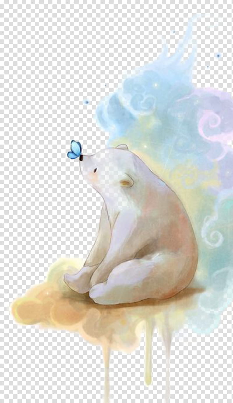 Polar Bear, Watercolor Animals, Watercolor Painting, Drawing, Baby Polar Bears, Artist, Pastel transparent background PNG clipart