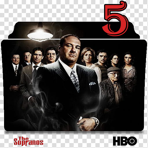 The Sopranos series and season folder icons, The Sopranos S ( transparent background PNG clipart