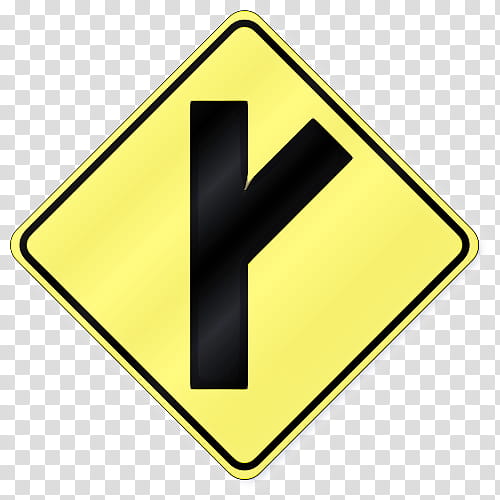 Road Sign Arrow, Traffic Sign, Intersection, Vienna Convention On Road Traffic, Warning Sign, Car, Junction, Carriageway transparent background PNG clipart