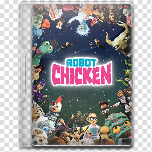 TV Show Icon Mega , Robot Chicken, Robot Chicken poster transparent background PNG clipart