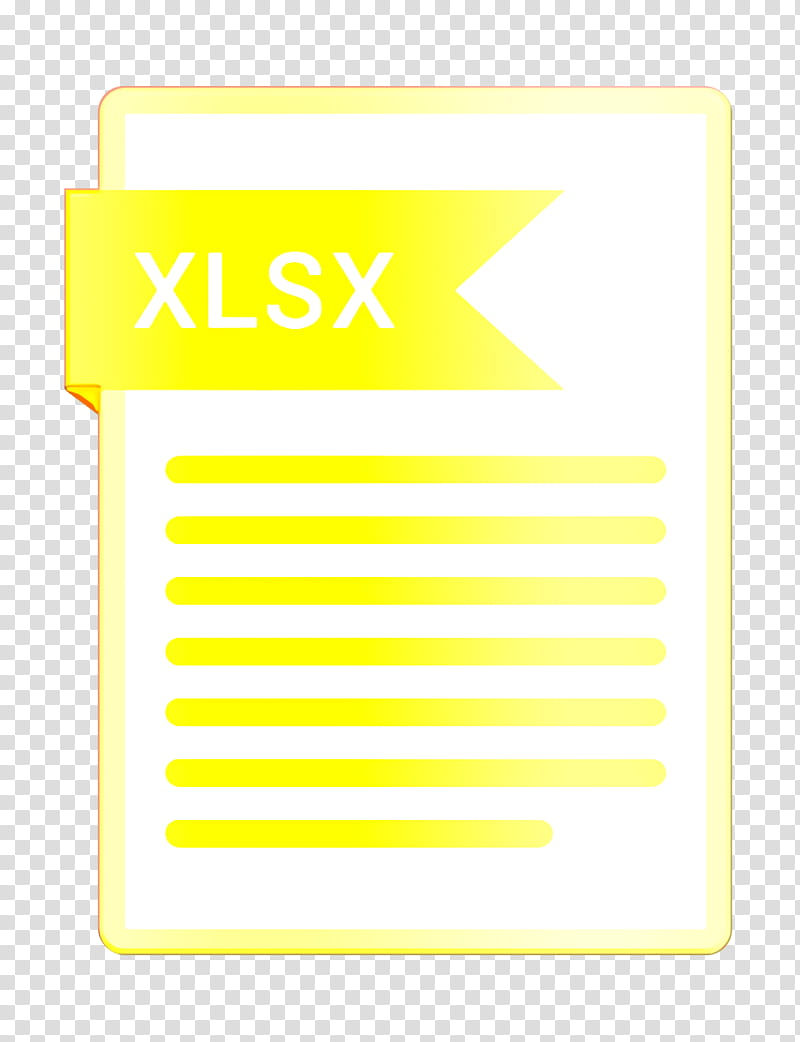 document icon extension icon folder icon, Paper Icon, Xlsx Icon, Yellow, Text, Line, Rectangle, Square transparent background PNG clipart