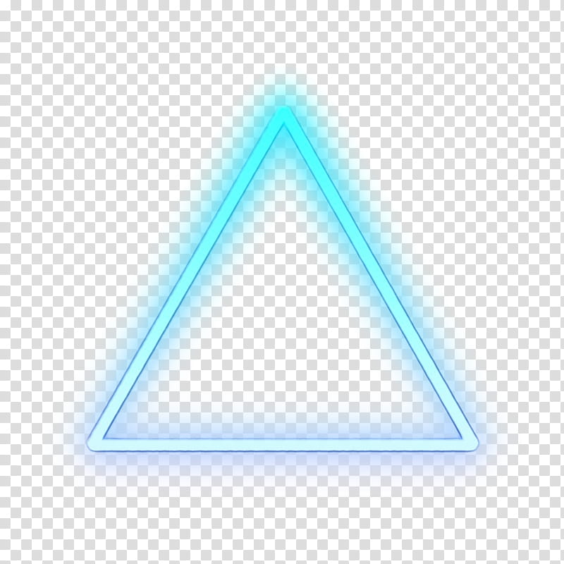 Neon Triangle, Watercolor, Paint, Wet Ink, Neon Sign, Sticker, Shape, Geometry transparent background PNG clipart