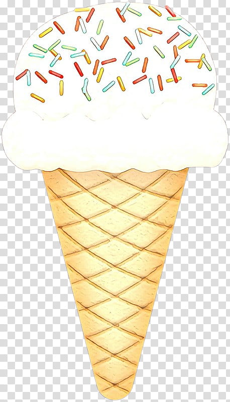 Ice cream, Cartoon, Ice Cream Cone, Food, Frozen Dessert, Soft Serve Ice Creams, Cuisine, Sprinkles transparent background PNG clipart