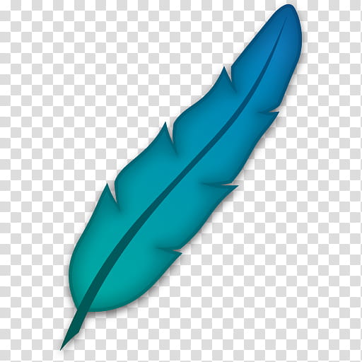 shop Icon, Feather, blue feather transparent background PNG clipart